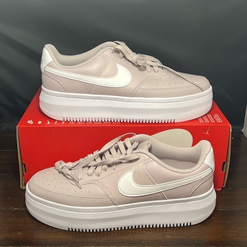 Nike W Court Vision Alta LTR [DM0113-005] Women Sz 11.5 Platinum Violet